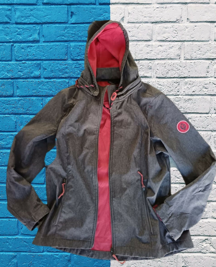 Ladies grey running jacket