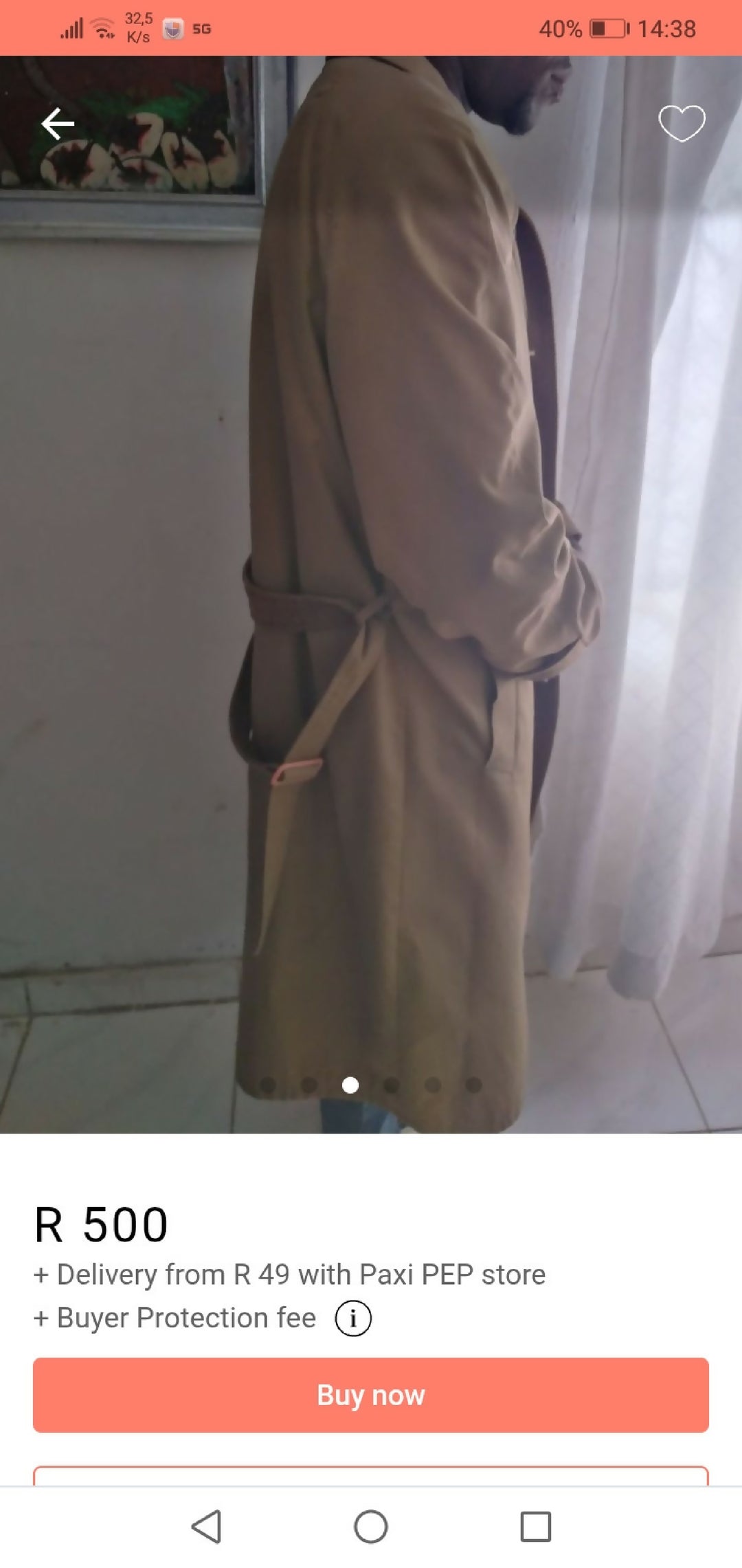 Extra long double side wear jacket