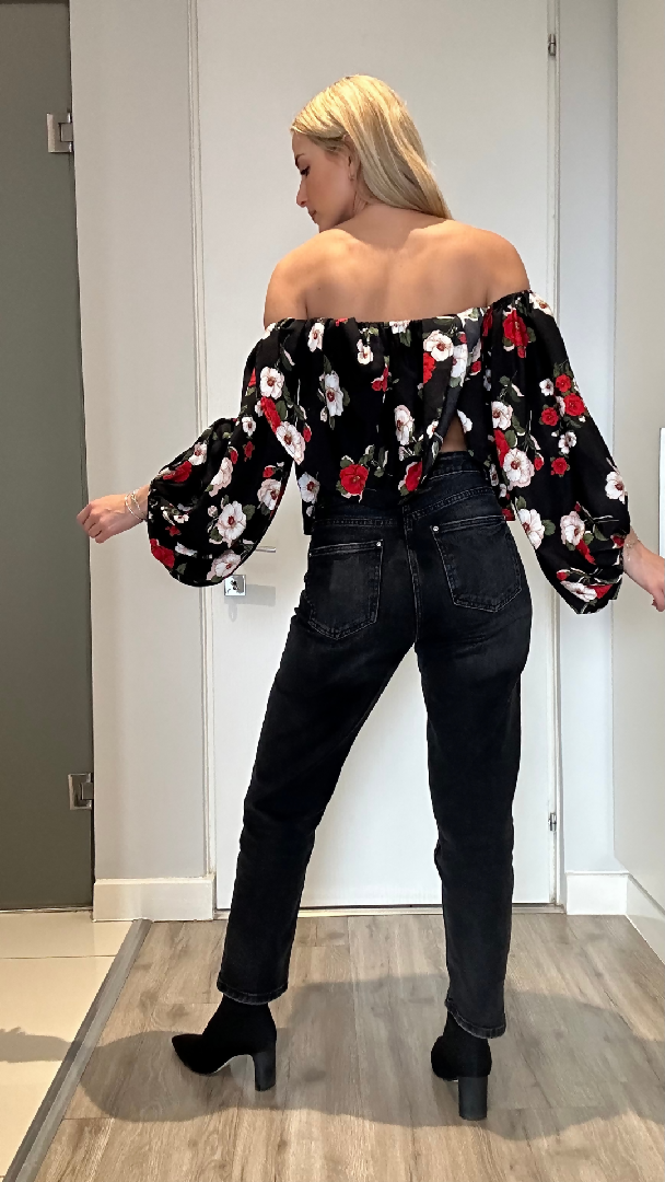 Floral Off Shoulder Top