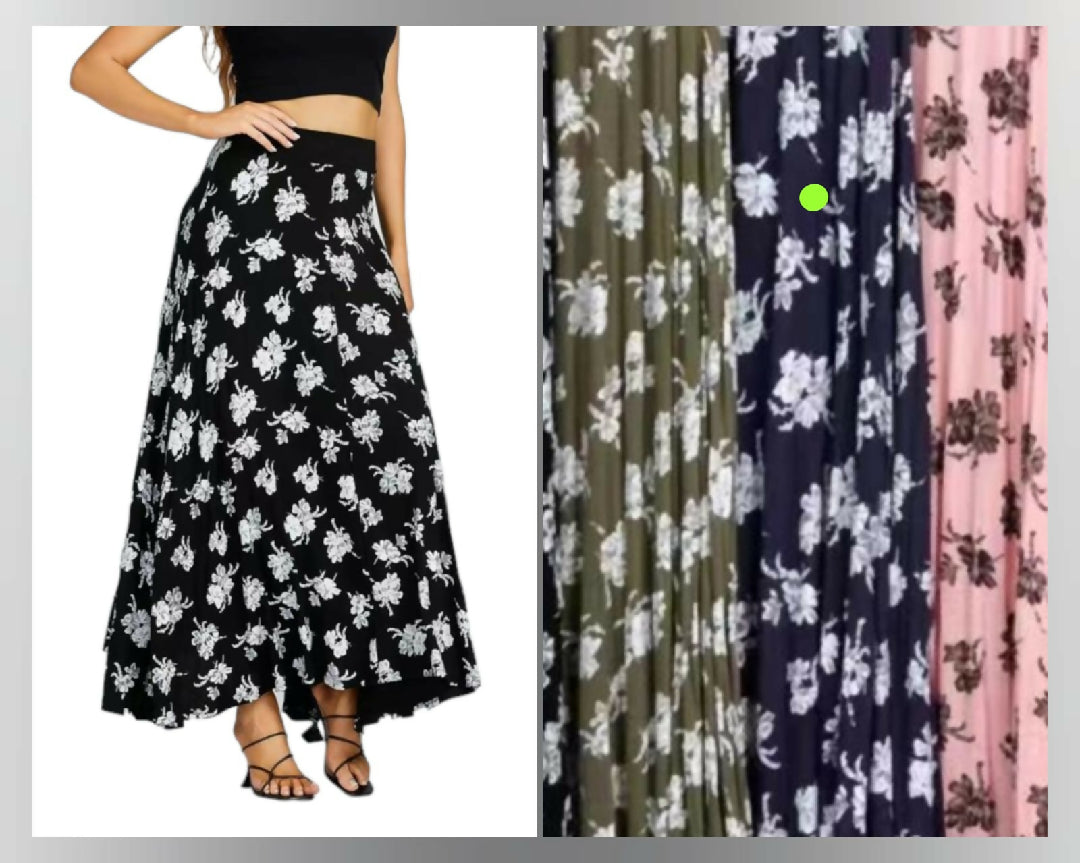 Ladies Floral Skirt