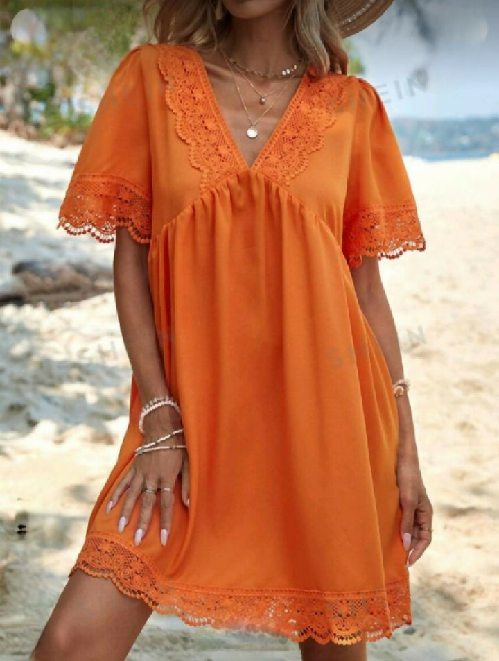 Ladies lovely Orange Dress