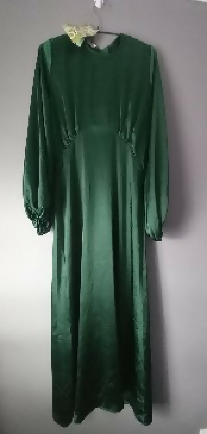 YDE Emerald Satin Dress