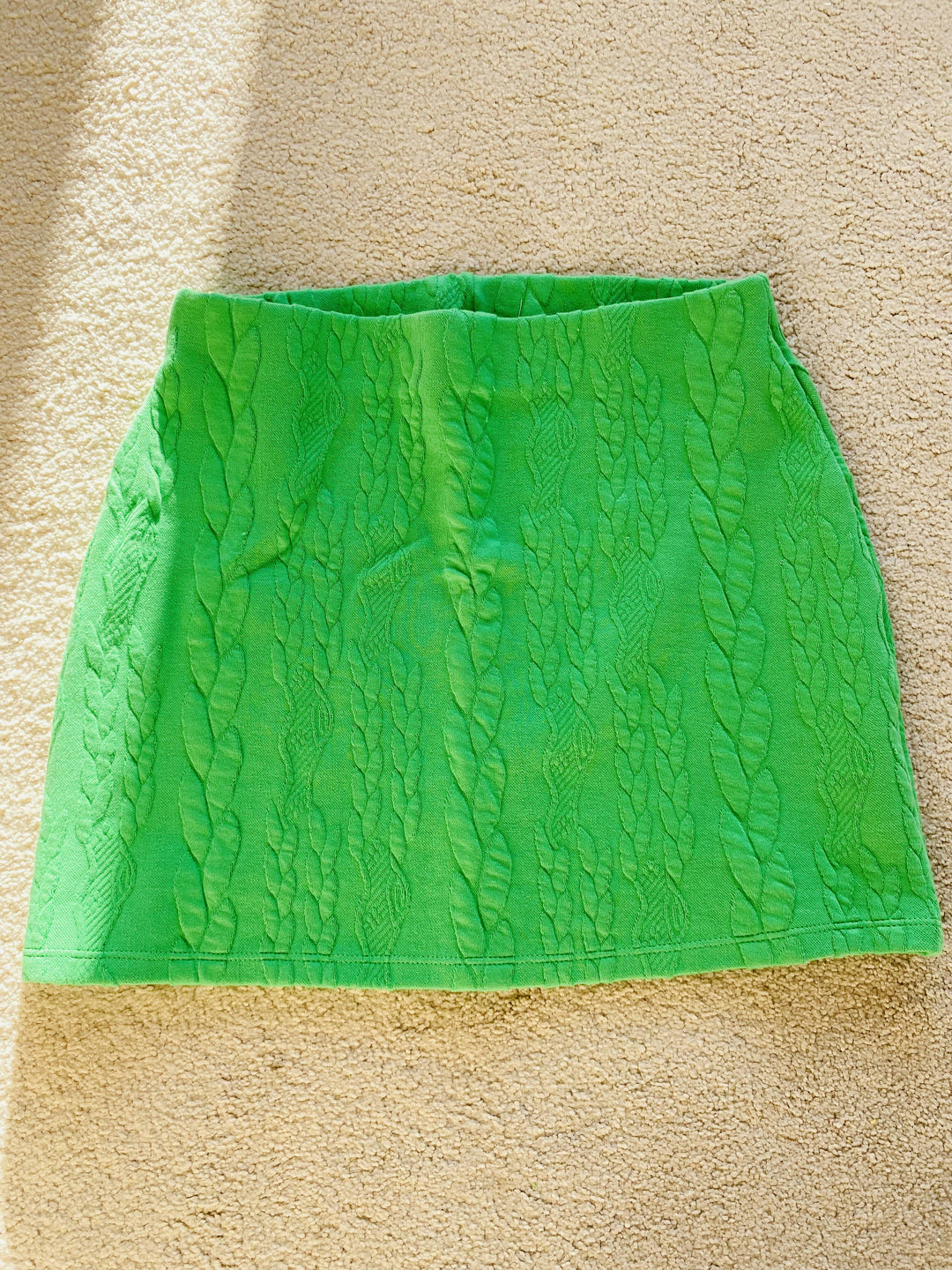 Image of Zara Green Mini Skirt