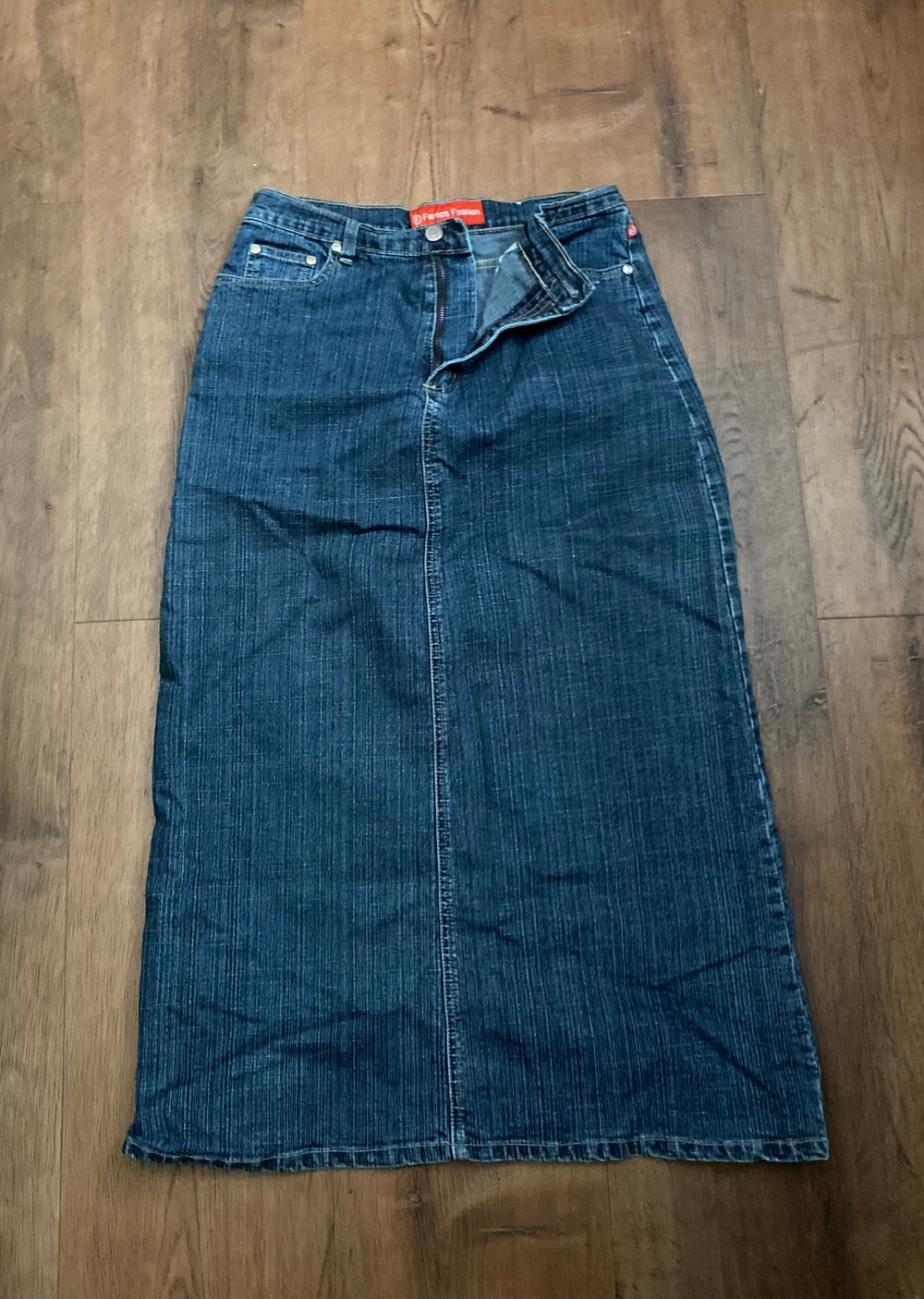 Image of Maxi Denim Skirt