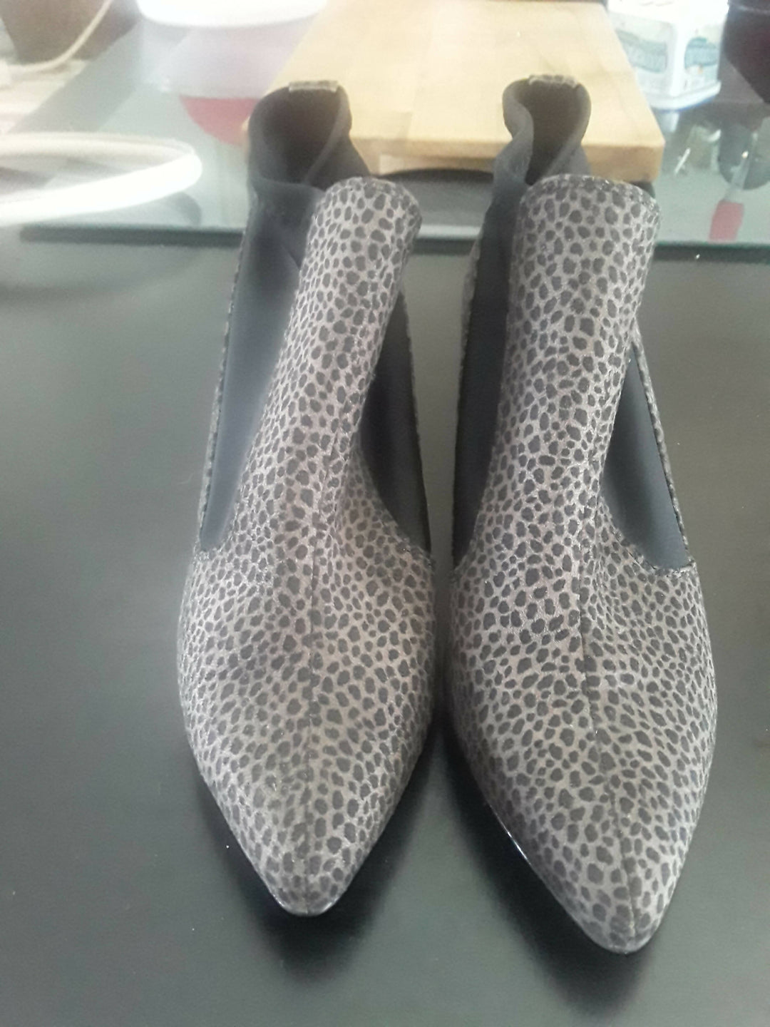 Image of Marks & Spencers Animal Print Ankle Boot