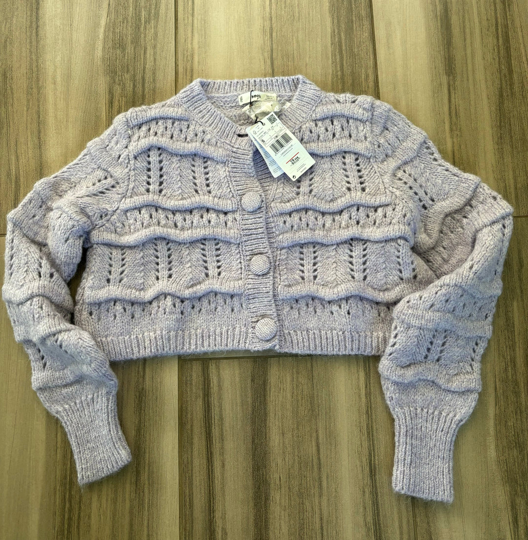 Image of NEW MANGO Purple Knitted Sweater S