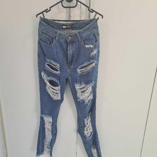The Fix Torn Blue Denim Jeans