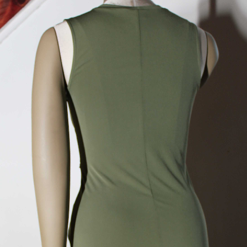 Image of Olive Green Midi Dress
