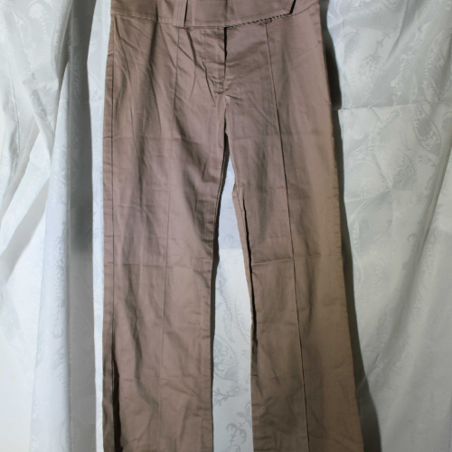 Image of Beige Low Cut Trousers