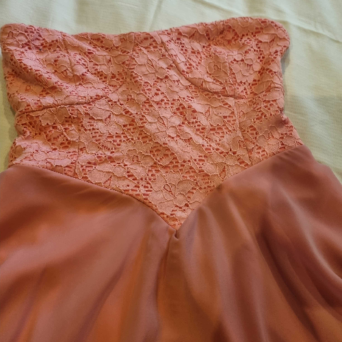 Peach Mini Dress