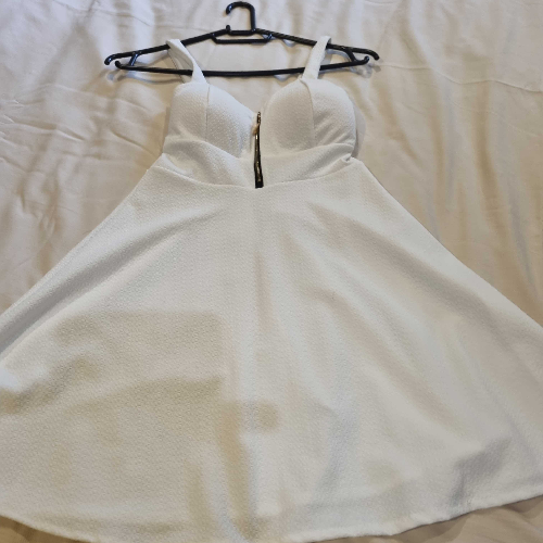 Image of White Mini Dress