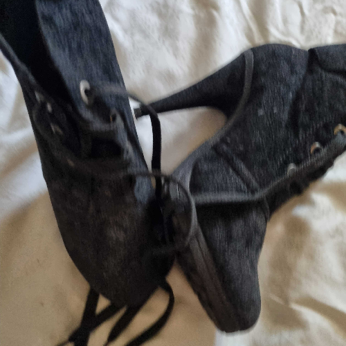 Image of Black Lace Up Boots