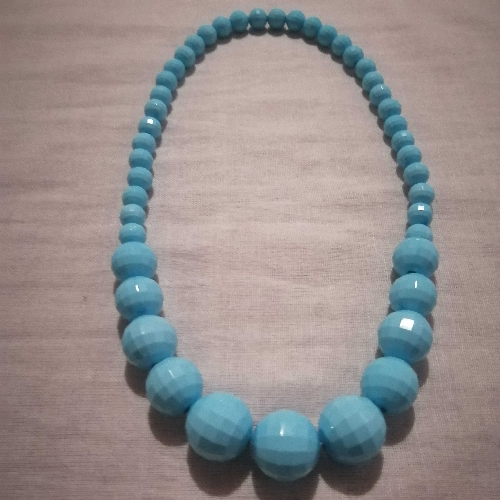 Image of Blue Beads Necklace