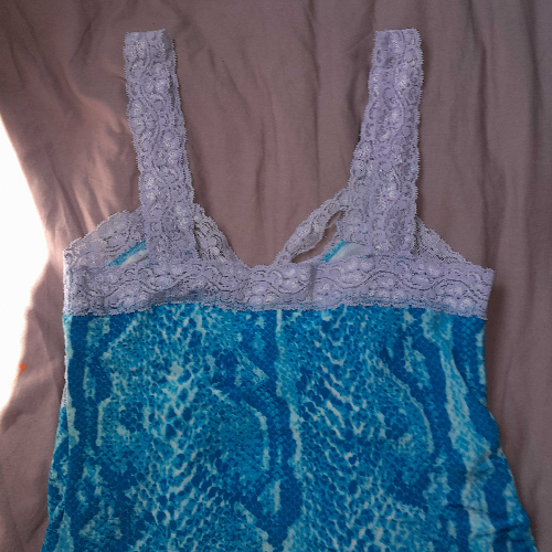 Image of Cropped Lacy Tank Top