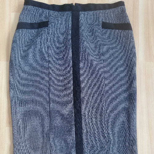 Image of Grey Pencil Skirt