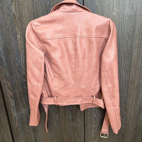 Image of Edgar‚Äôs Pink Biker Jacket
