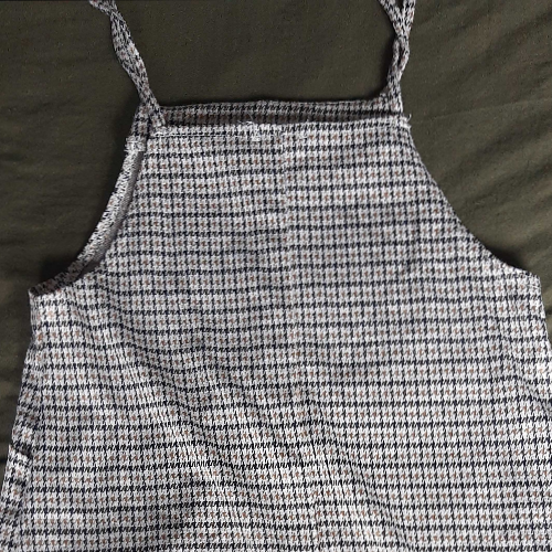 Checkered Short Dress