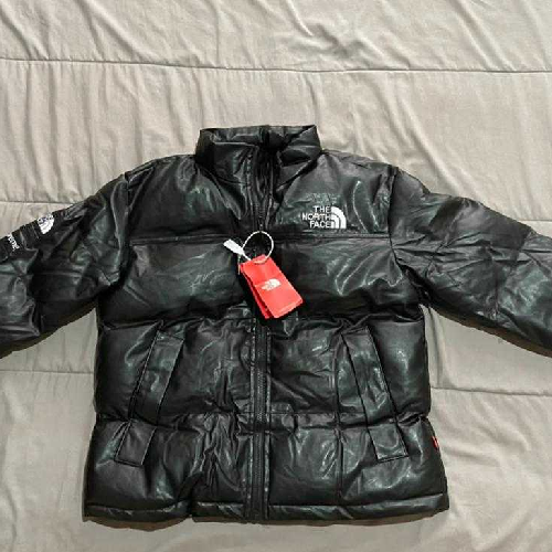 Image of The North Face Leather Jacket