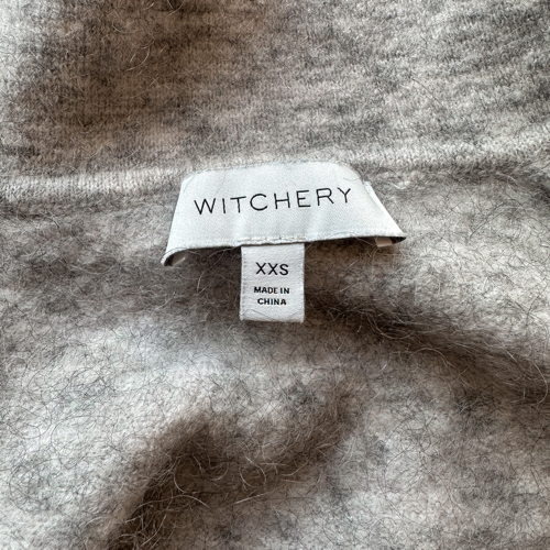 Image of Witchery Grey Collared Top