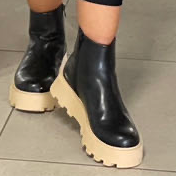 Image of Zara Two Tone Boots