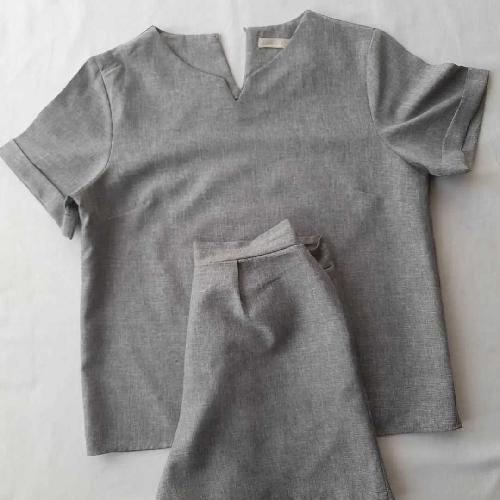 Image of Grey Two Piece Set