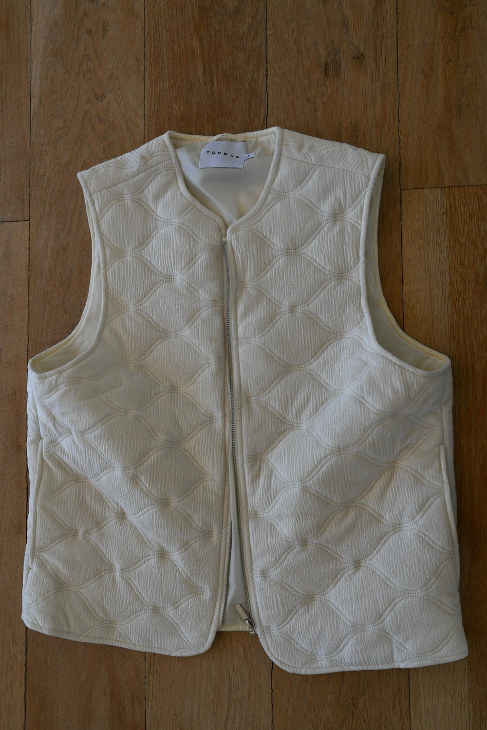 Image of Quilted Sleevless Jacket