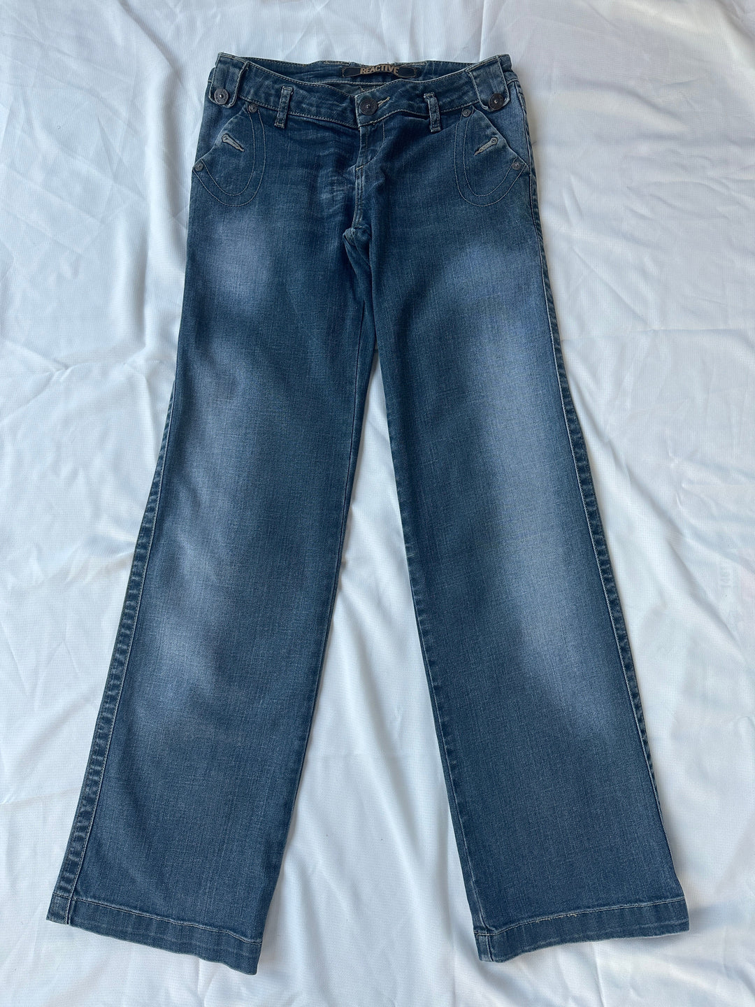 Image of reactive lowrise jeans 