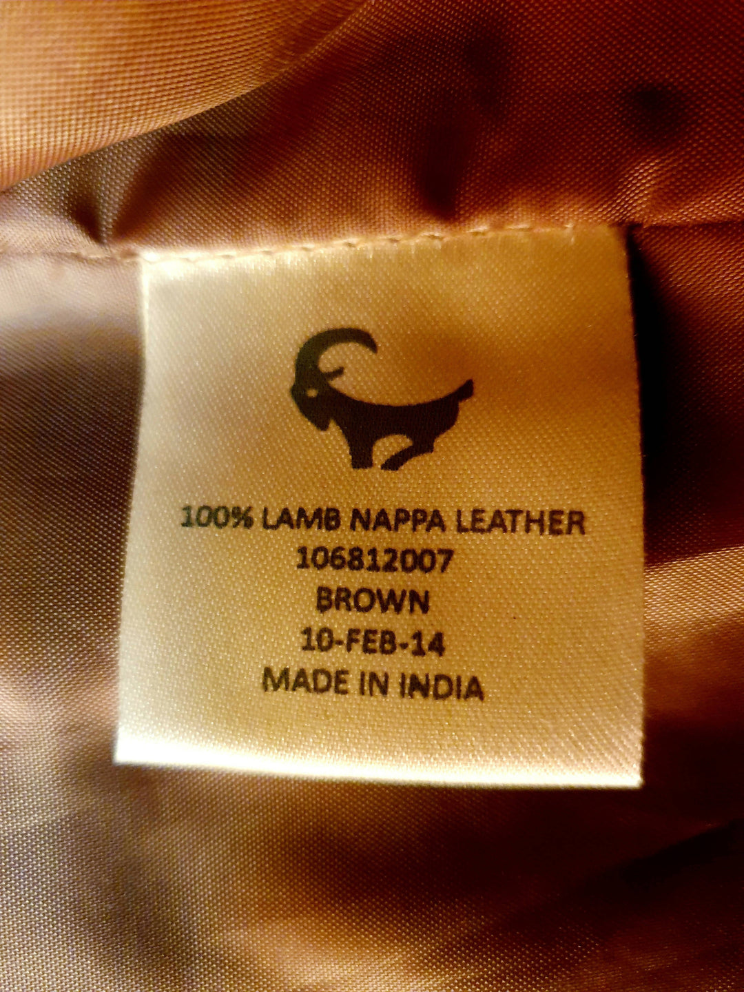 Image of 100% Lamb Nappa Leather