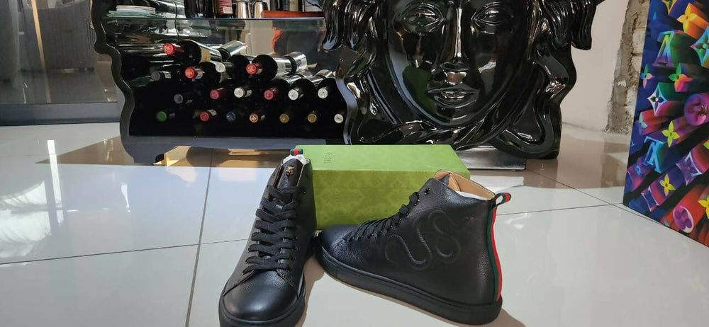 Image of Gucci Black High Tops