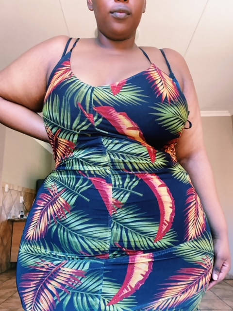 Tropical Mesh Mini Dress