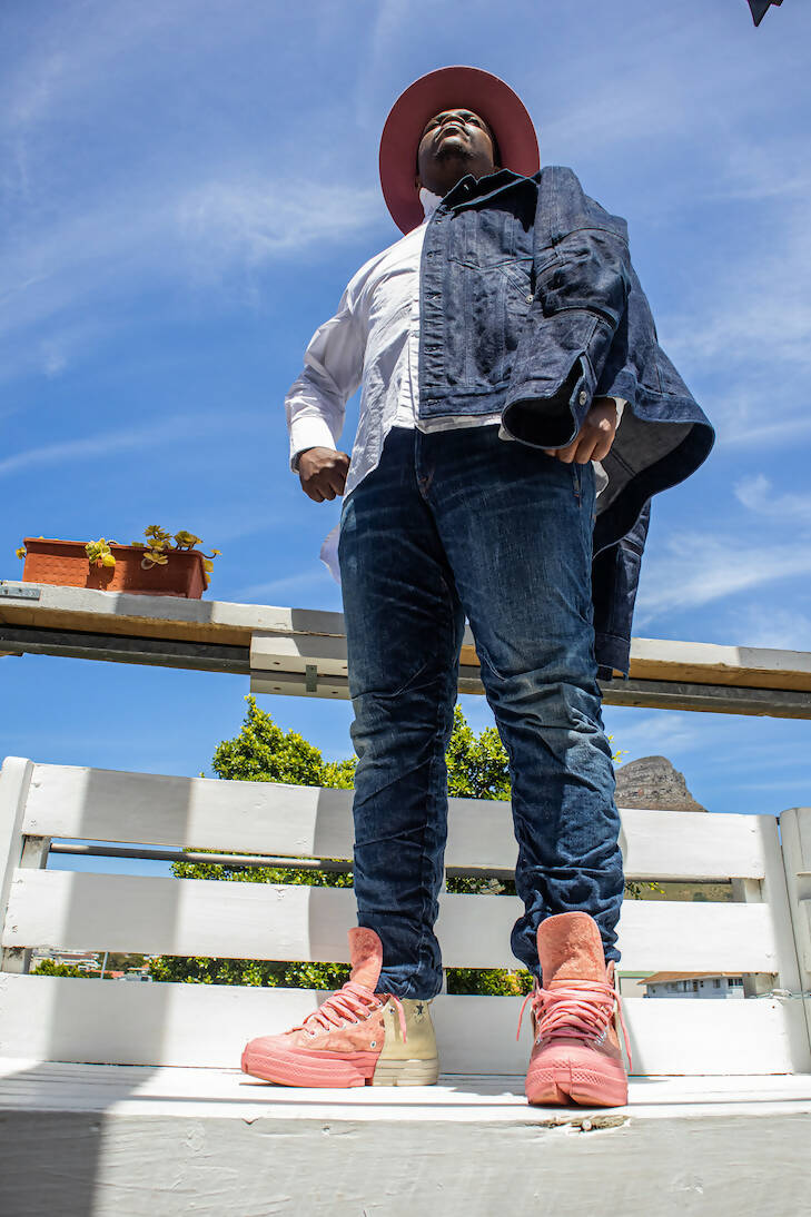 Image of G-Star Tapered Crushed Jean