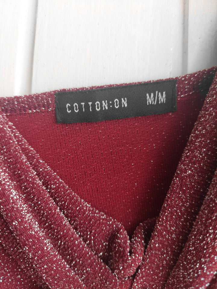 Image of Cotton On Metallic Mini Dress