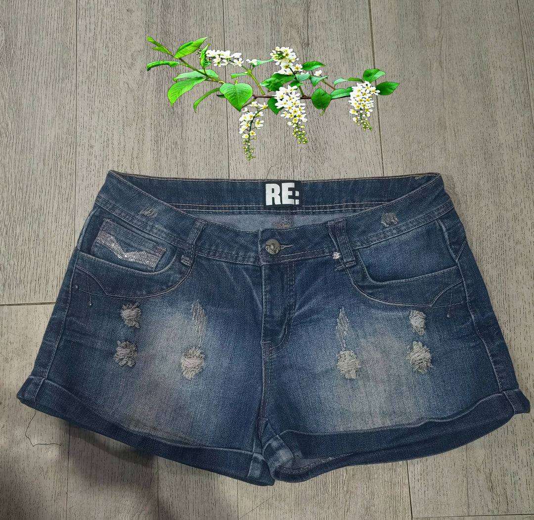Image of Re. Ladies Denim Shorts