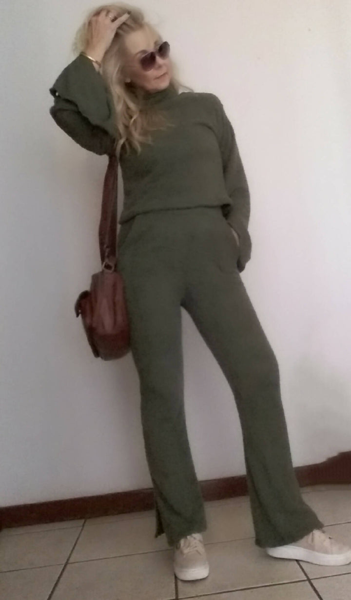 Image of Olive Green Lounge Suit
