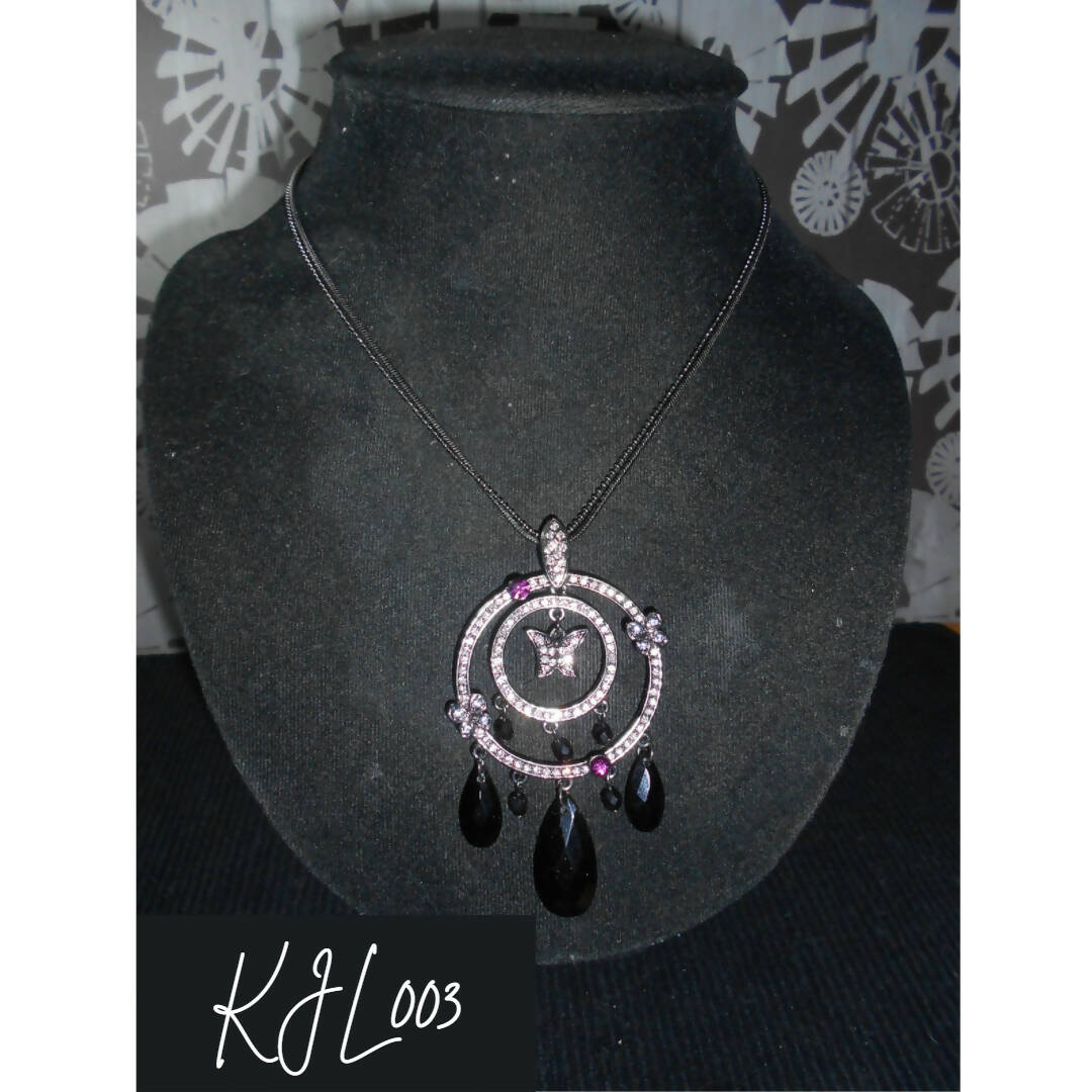 Image of Butterfly Lavalier Necklace