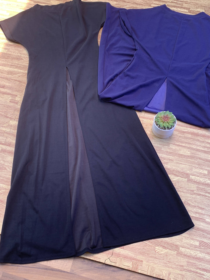 Image of Long Dress Top With Slit