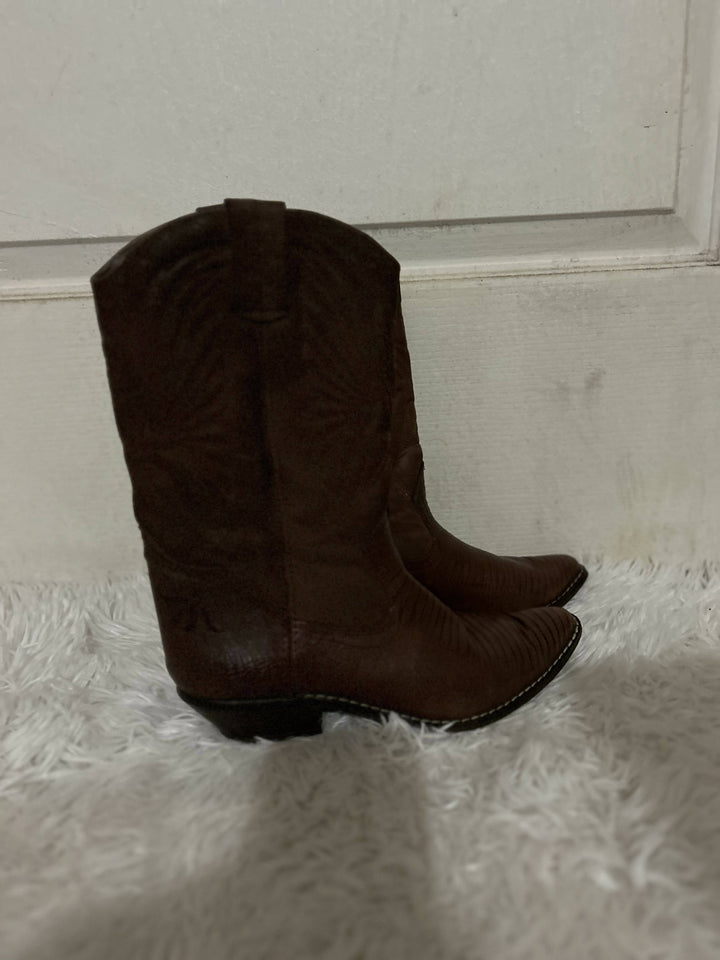 Image of Genuine Leather Cowboy Boots