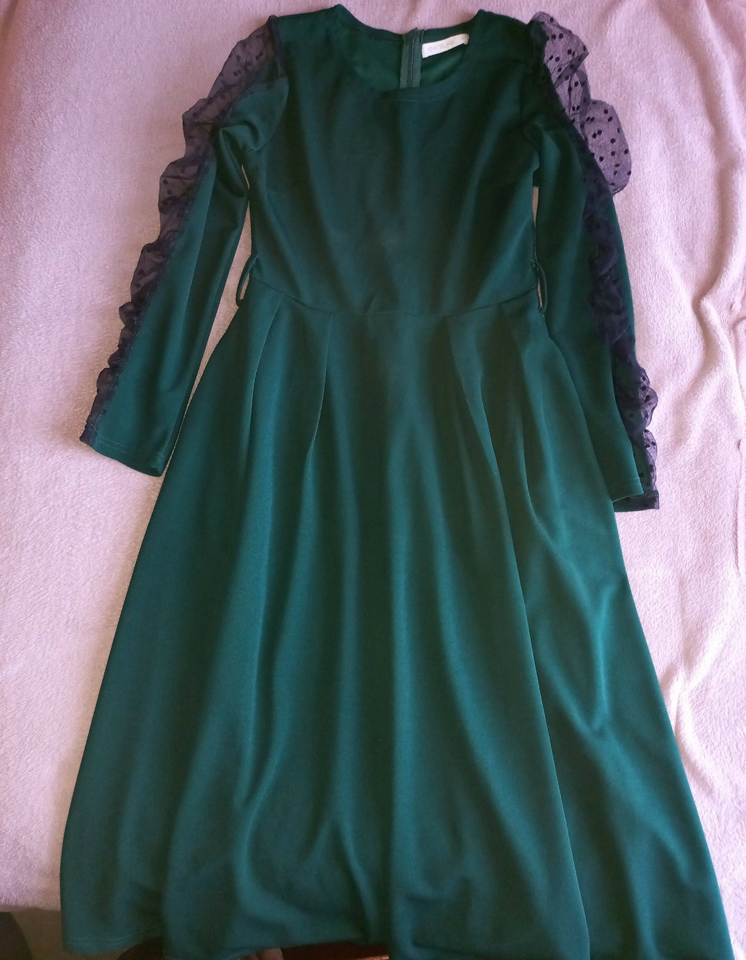 Image of Green and Black dress