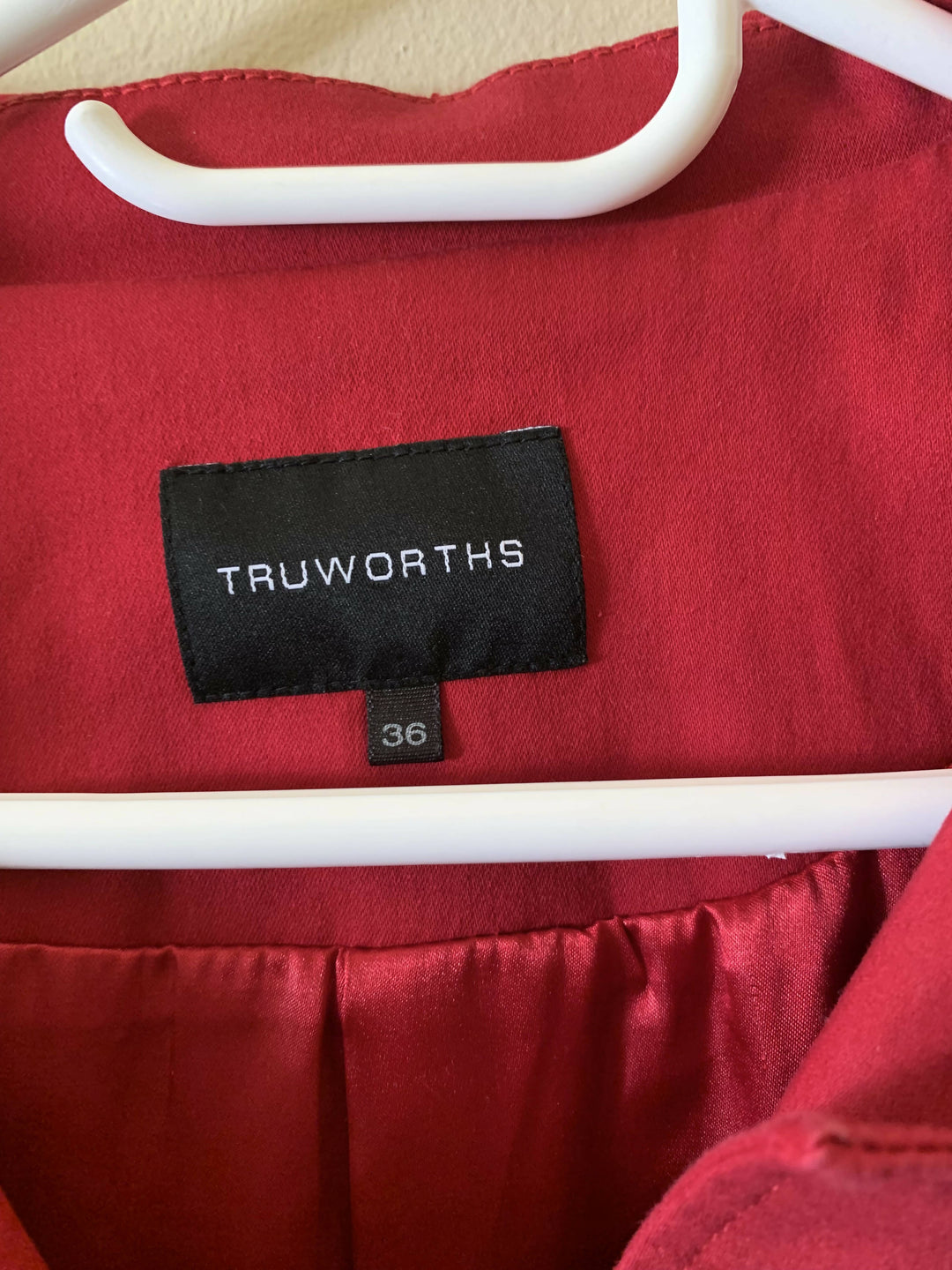 Image of Truworths Thick Red Fashion Coat