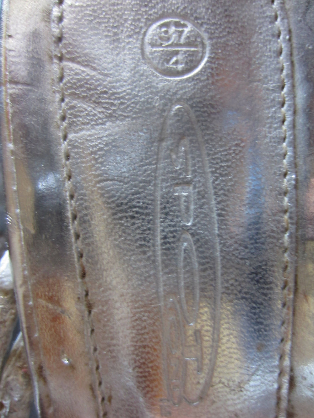 Image of Silver Sling Back Heels