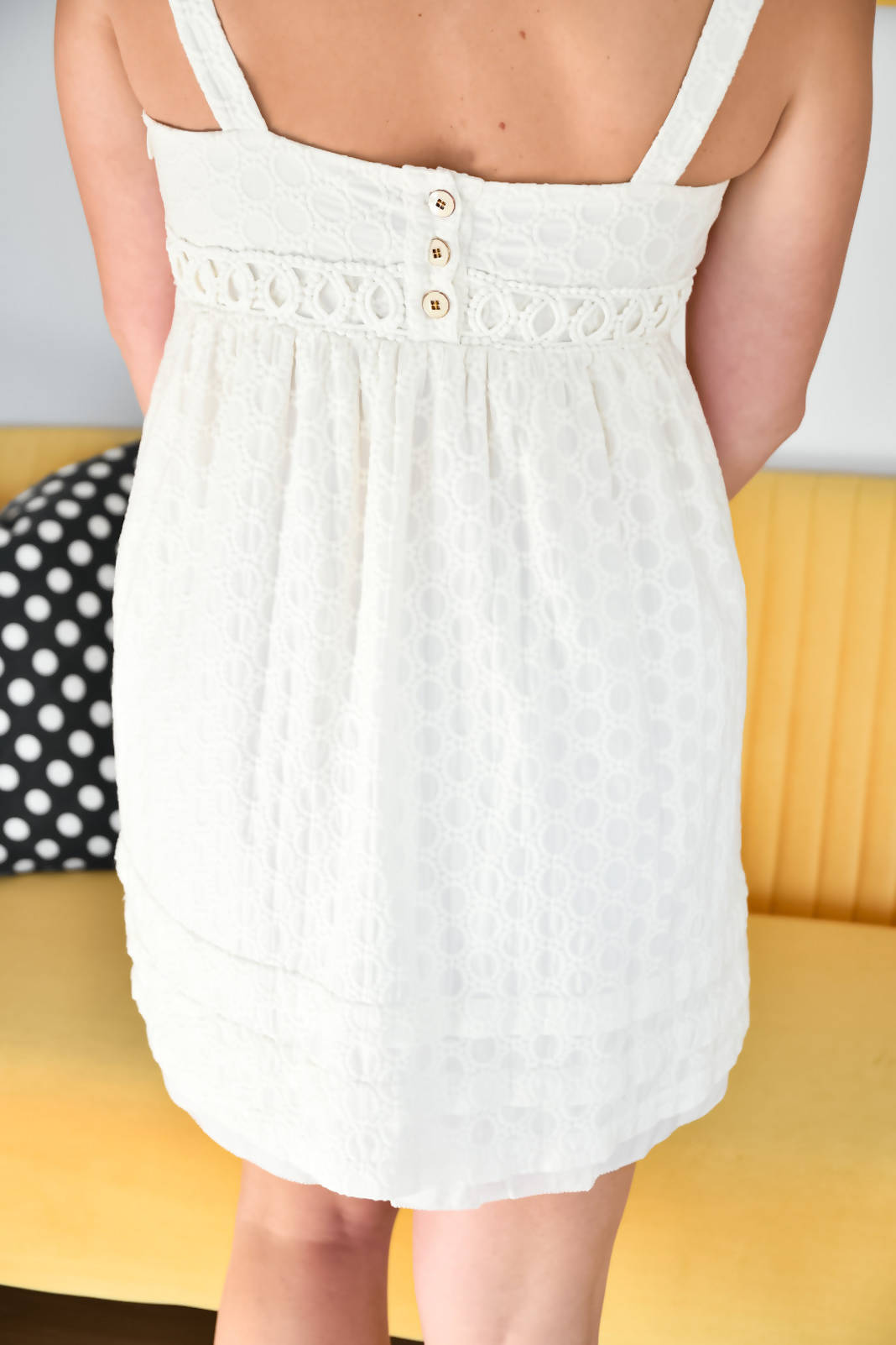 Image of Super Cute Cream Dress