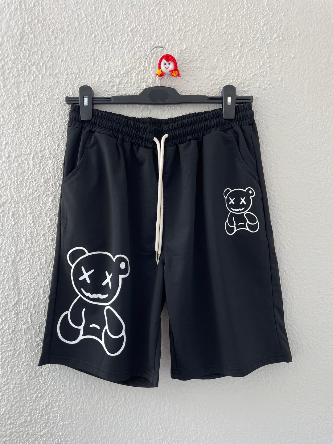 Image of Black "teddy" shorts