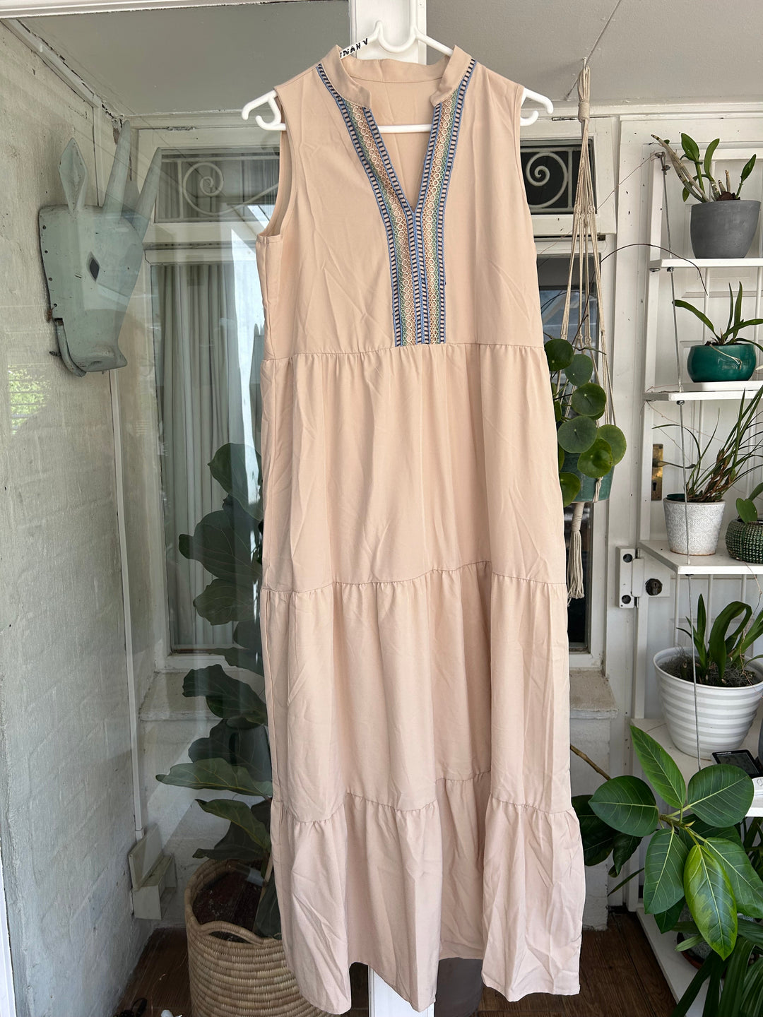 Image of Sleevless Summer Maxi Dress