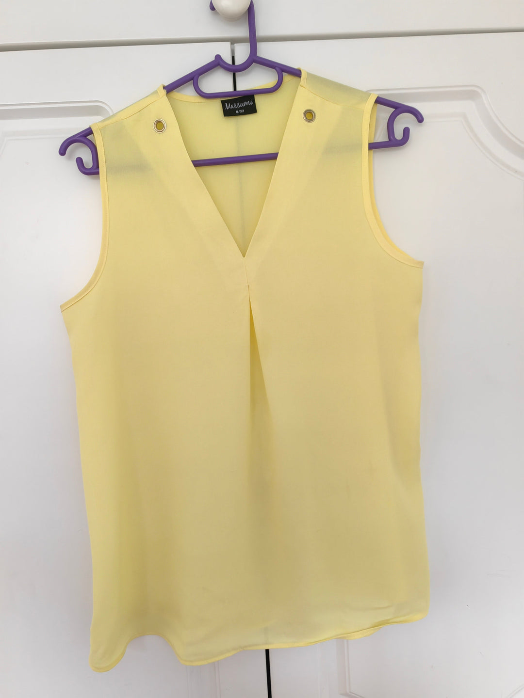 Image of Yellow Formal Top