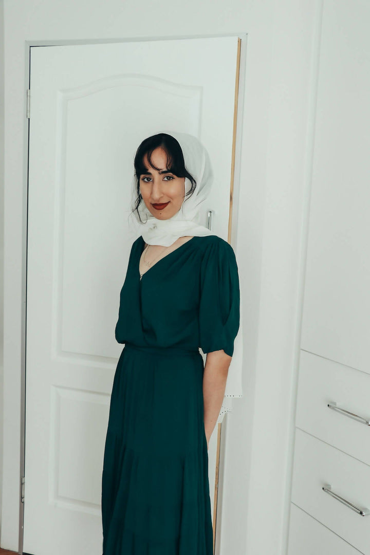 Image of Forever New Emerald Green Dress