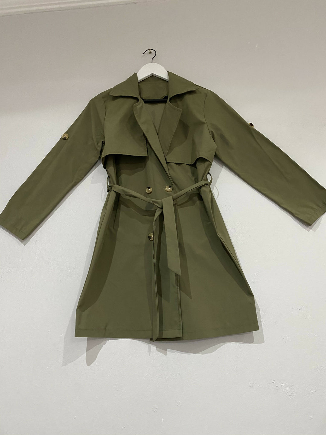 Image of Olive Short Trench