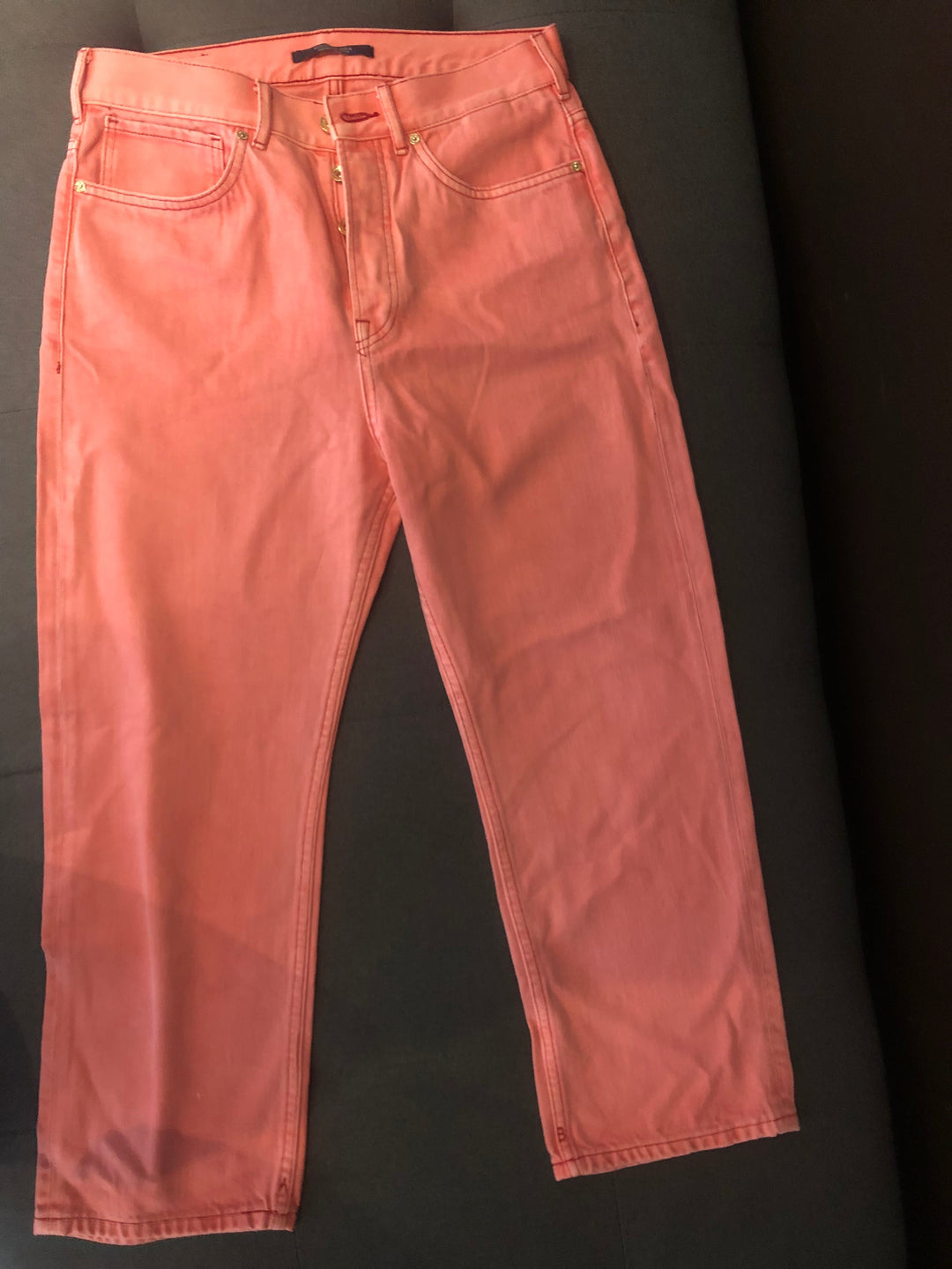 Image of Pink Denim Pants
