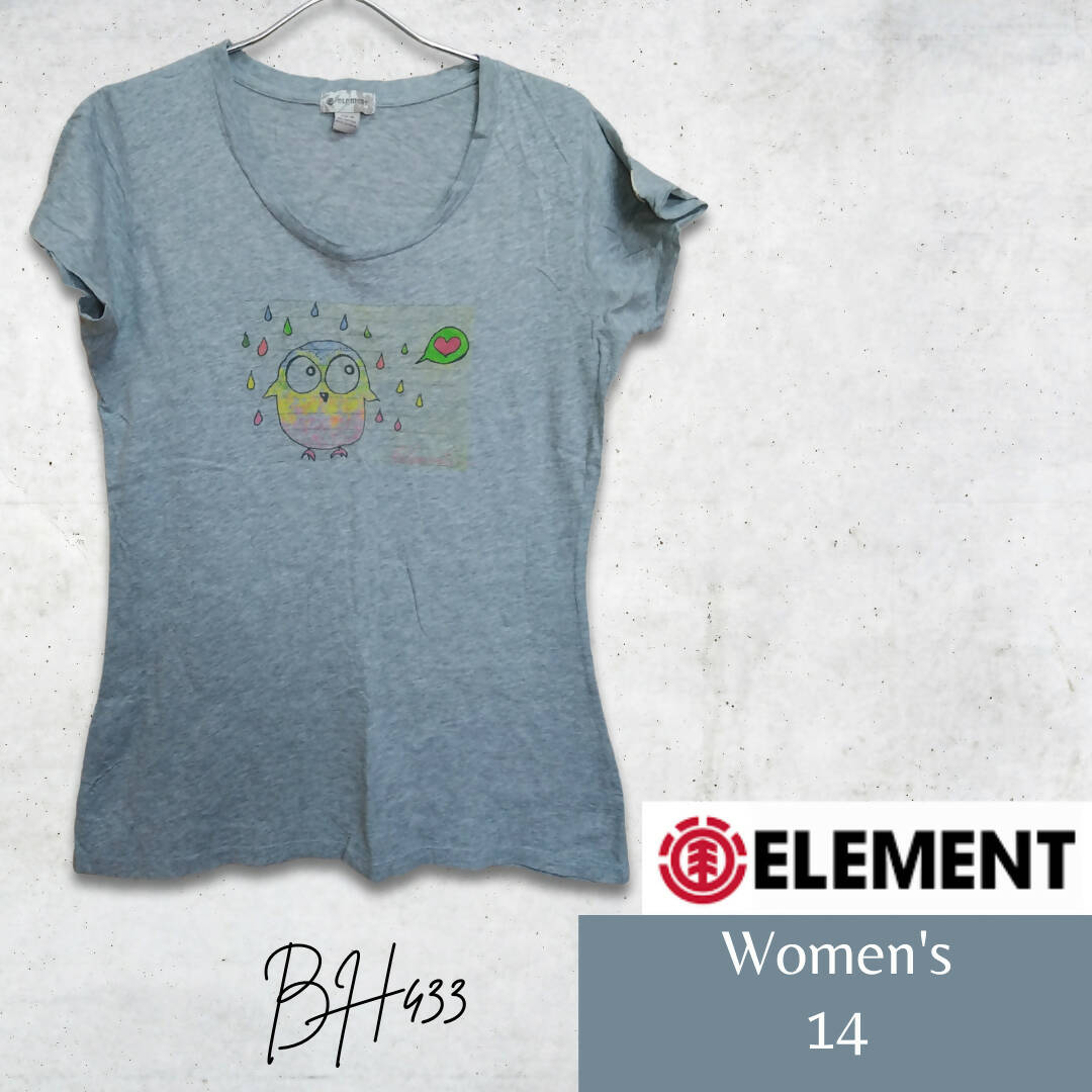 Image of Women'S Short Sleeverain Heart Bird T-Shirt