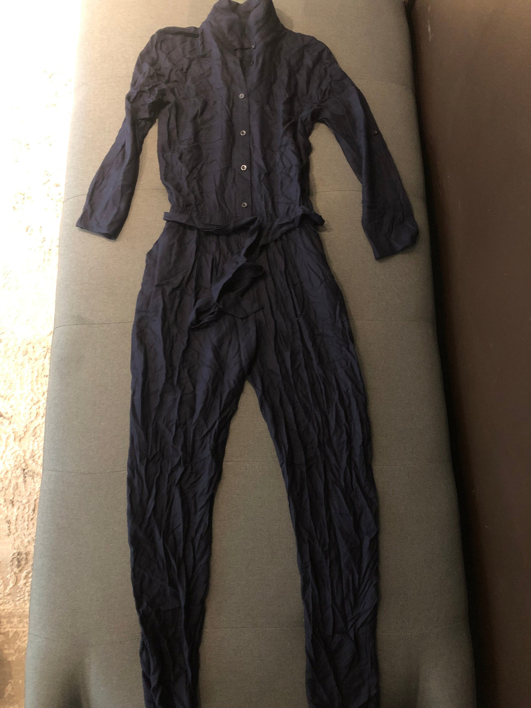Image of Navy Jumpsuit