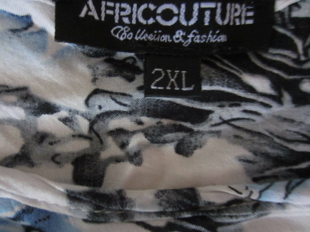 Image of Africouture Loose Flowy Floral Top - Size 2XL